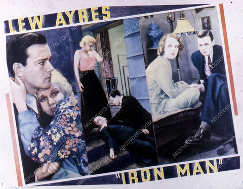 Lew Ayres Jean Harlow film Iron Man 35m-4941