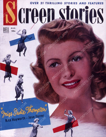 Rita Hayworth Screen Stories magazine cover 35m-5060