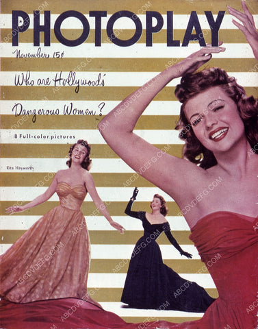 Rita Hayworth Photoplay magazine cover 35m-5061