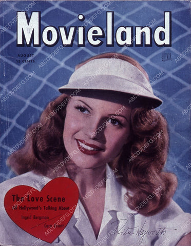 Rita Hayworth Movieland magazine cover 35m-5067