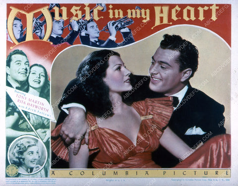 Tony Martin Rita Hayworth film Music in My Heart 35m-5086