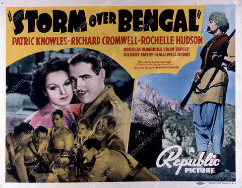 Patric Knowles Rochelle Hudson film Storm Over Bengal 35m-5222
