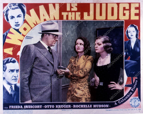 Frieda Inescort Rochelle Hudson film A Woman Is the Judge 35m-5223