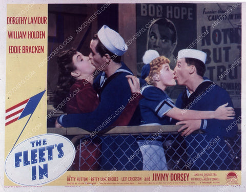 Dorothy Lamour Betty Hutton Eddie Bracken film The Fleet's In 35m-5256
