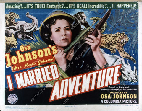 Osa johnson film I Married Adventure 35m-5363