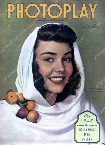 Jennifer Jones Photoplay magazine cover 35m-5370