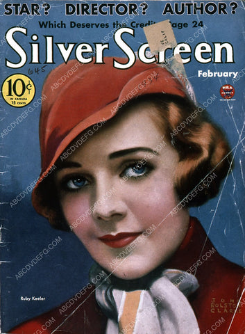 Ruby Keeler Silver Screen magazine cover 35m-5563
