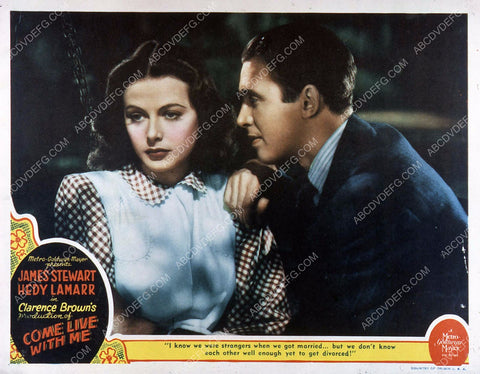 Hedy Lamarr James Stewart film Come Live with Me 35m-5737