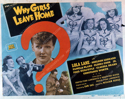 Lola Lane film Why Girls Leave Home 35m-5763
