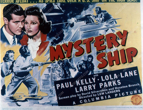 Paul Kelly Lola Lane film Mystery Ship 35m-5782