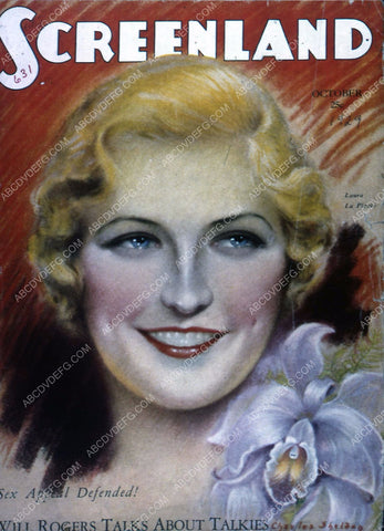 Laura La Plante Screenland magazine cover 35m-5791