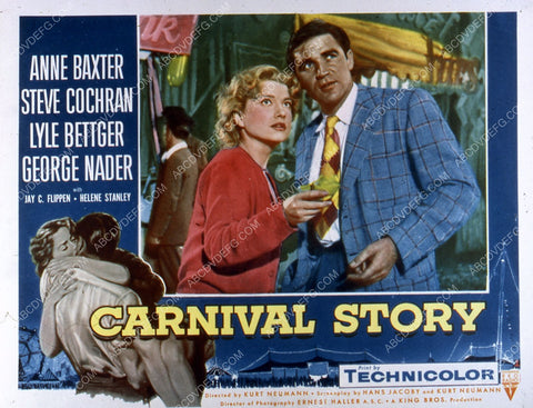 Anne Baxter Steve Cochran film Carnival Story 35m-6287