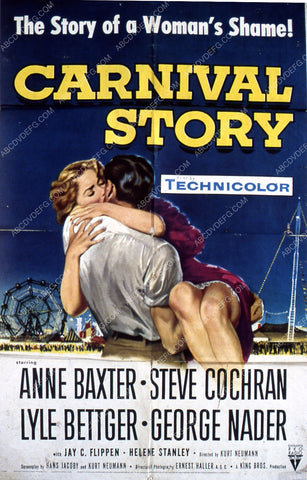Anne Baxter Steve Cochran film Carnival Story 35m-6291