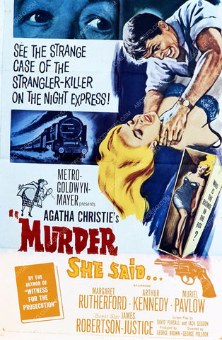 Margaret Rutherford film Murder, She Said 35m-6319