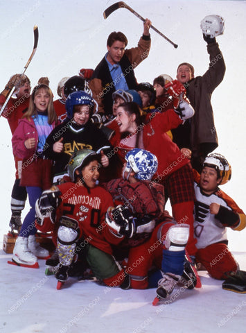 Emilio Estevez and the gang film The Mighty Ducks 35m-7064