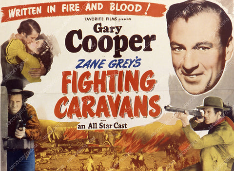 Gary Cooper film Fighting Caravans 35m-7709