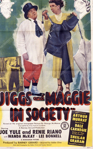 Joe Yule Renie Riano George McManus film Jiggs and Maggie in Society 35m-7745