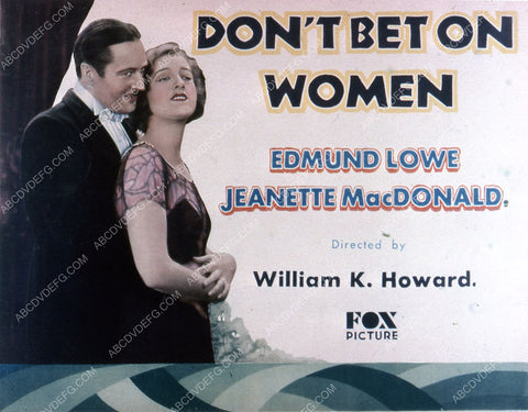 Edmund Lowe Jeanette Macdonald film Don't Bet on Women 35m-7766