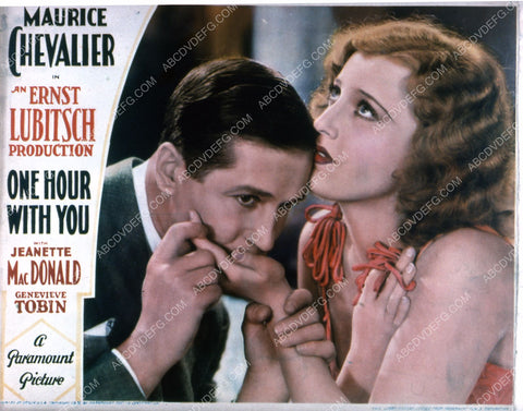 Maurice Chevalier Jeanette MacDonald film One Hour with You 35m-7771