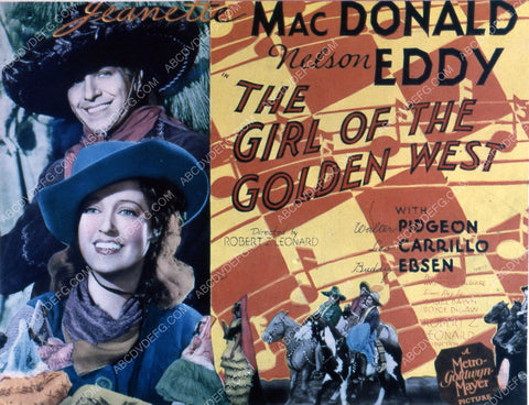 Jeanette MacDonald Nelson Eddy film Girl of the Golden West 35m-7772