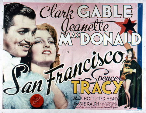 Clark Gable Jeanette MacDonald film San Francisco 35m-7781