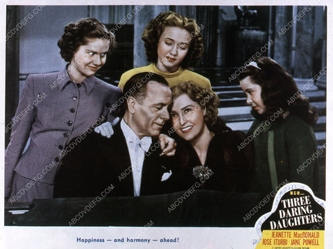 Jeanette MacDonald Jose Iturbi film Three Daring Daughters 35m-7793