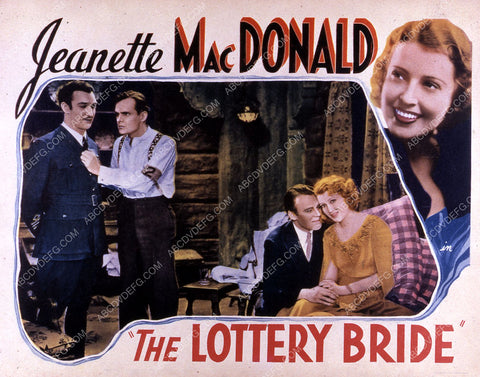 Jeanette MacDonald John Garrick film The Lottery Bride 35m-7807