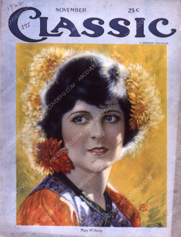 May McAvoy Classic magazine cover 35m-7824