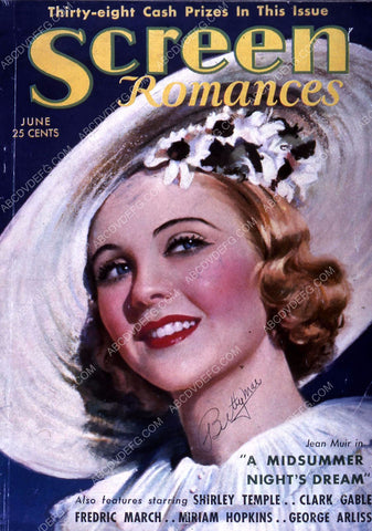 Jean Muir Screen Romances magazine cover 35m-8075