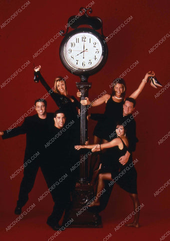 Courteney Cox Jennifer Aniston Lisa Kudrow MattLeBlanc & cast TV Friends 35m-8221