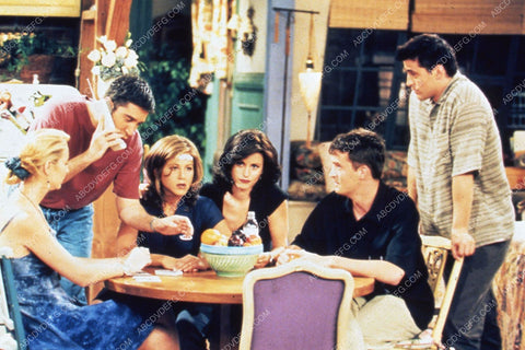 Courteney Cox Jennifer Aniston Lisa Kudrow MattLeBlanc & cast TV Friends 35m-8243