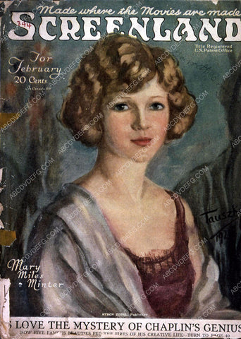 Mary Miles Minter Screenland magazine cover 35m-8262