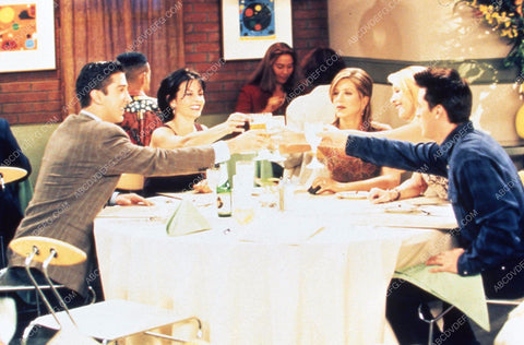 Courteney Cox Jennifer Aniston Lisa Kudrow Matt LeBlanc & cast TV Friends 35m-8561