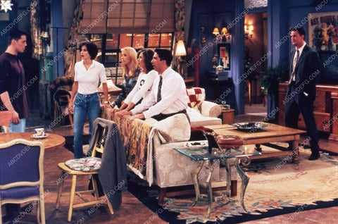 Courteney Cox Jennifer Aniston Lisa Kudrow Matt LeBlanc & cast TV Friends 35m-8562