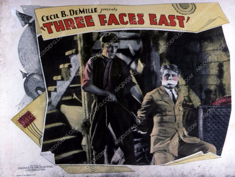 Robert Ames Henry B Walthall silent film Three Faces east 35m-8641