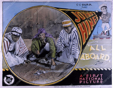 Frank Hagney Johnny Hines silent film All Aboard 35m-8649