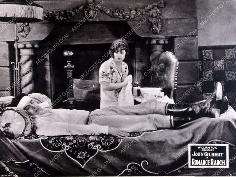 John Gilbert Virginia Brown Faire silent film Romance Ranch 35m-8657