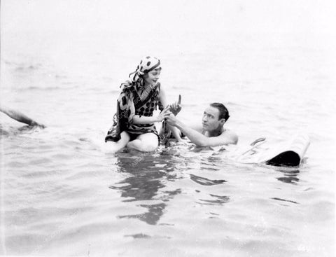Rod LaRocque Vera Reynolds swimming silent film Feet of Clay 3634-25