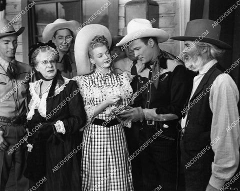 Gabby Hayes Roy Rogers Dale Evans Maude Eburne film Man from Oklahoma 3641-26