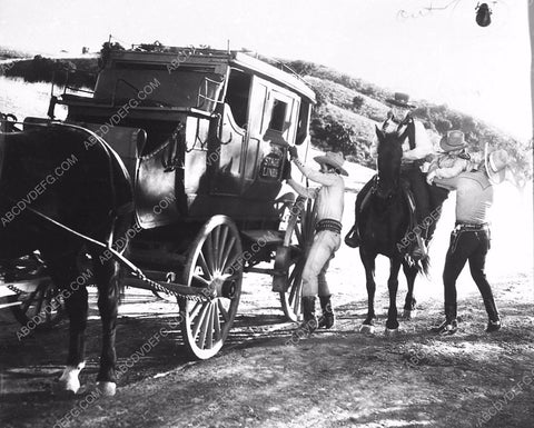 Tom Tyler Bob Steele Rufe Davis film Code of the Outlaw 3655-09