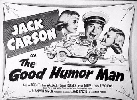 ad slick Jack Carson The Good Humor Man 3701-02