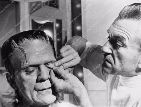 Jack Pierce makeup Boris Karloff horror film Son of Frankenstein 3724-28