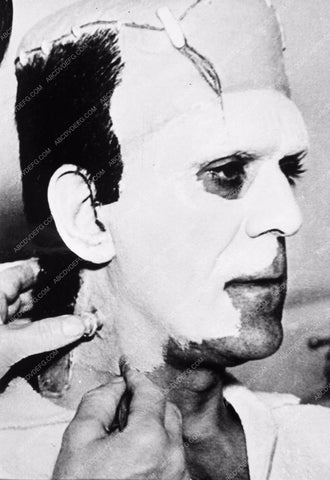 Jack Pierce makeup Boris Karloff horror film Son of Frankenstein 3724-34