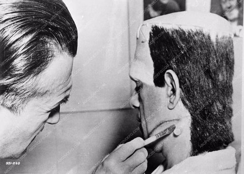 Jack Pierce makeup Boris Karloff horror film Son of Frankenstein 3724-36