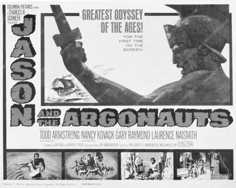 ad slick fantasy film Jason and the Argonauts 3727-21