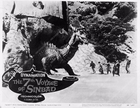 ad slick fantasy film The 7th Voyage of Sinbad 3727-25