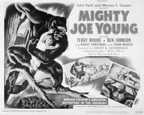 ad slick fantasy film Mighty Joe Young 3727-29