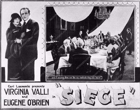 Virginia Valli Eugene O'Brien silent film Siege 3761-10