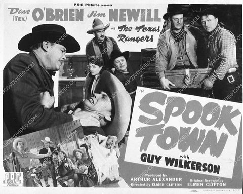 ad slick Dave O'Brien Jim Newill film Spook Town 4145-01