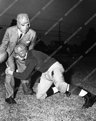 candid Boris Karloff playing a little football 4145-32